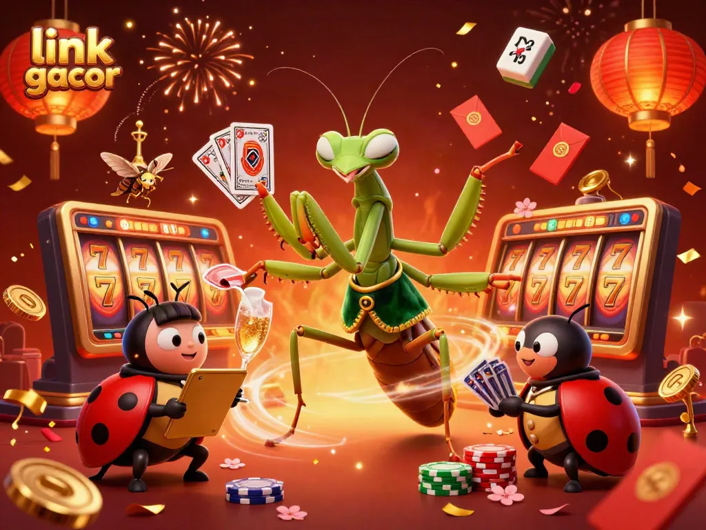 Engage with slot games at link gacor featuring vibrant characters and dynamic casino elements.