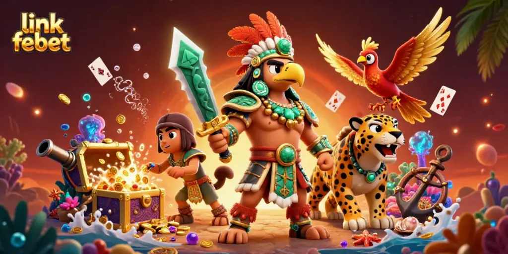 Engage with thrilling gameplay at link febet, featuring immersive 3D casino characters and vibrant elements.