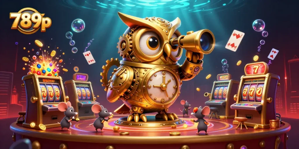 Engage with 789p's exciting casino features, where gold coins and vibrant colors create an immersive gaming experience.